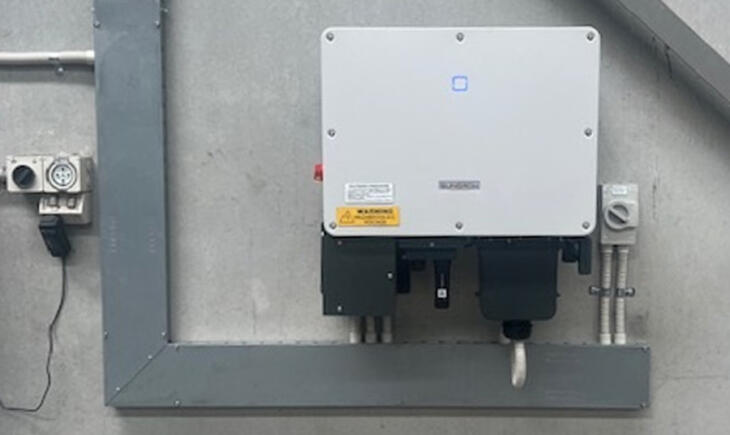 Sungrow 30Kw inverter installed on commercial property in North Geelong