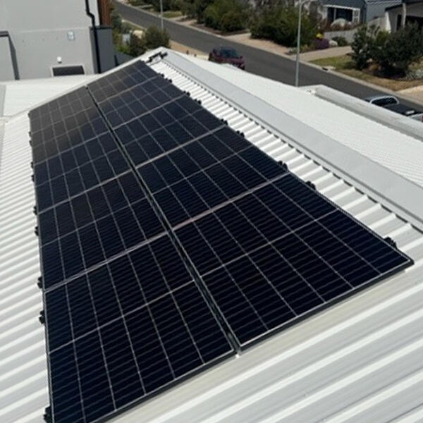 Solar panels installation on roof of Point Lonsdale home